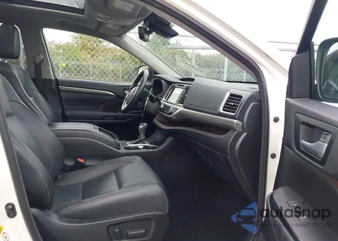 2017 Toyota Highlander Limited Platinum z USA, uszkodzony, nr VIN 5TDDZRFH4HS449070